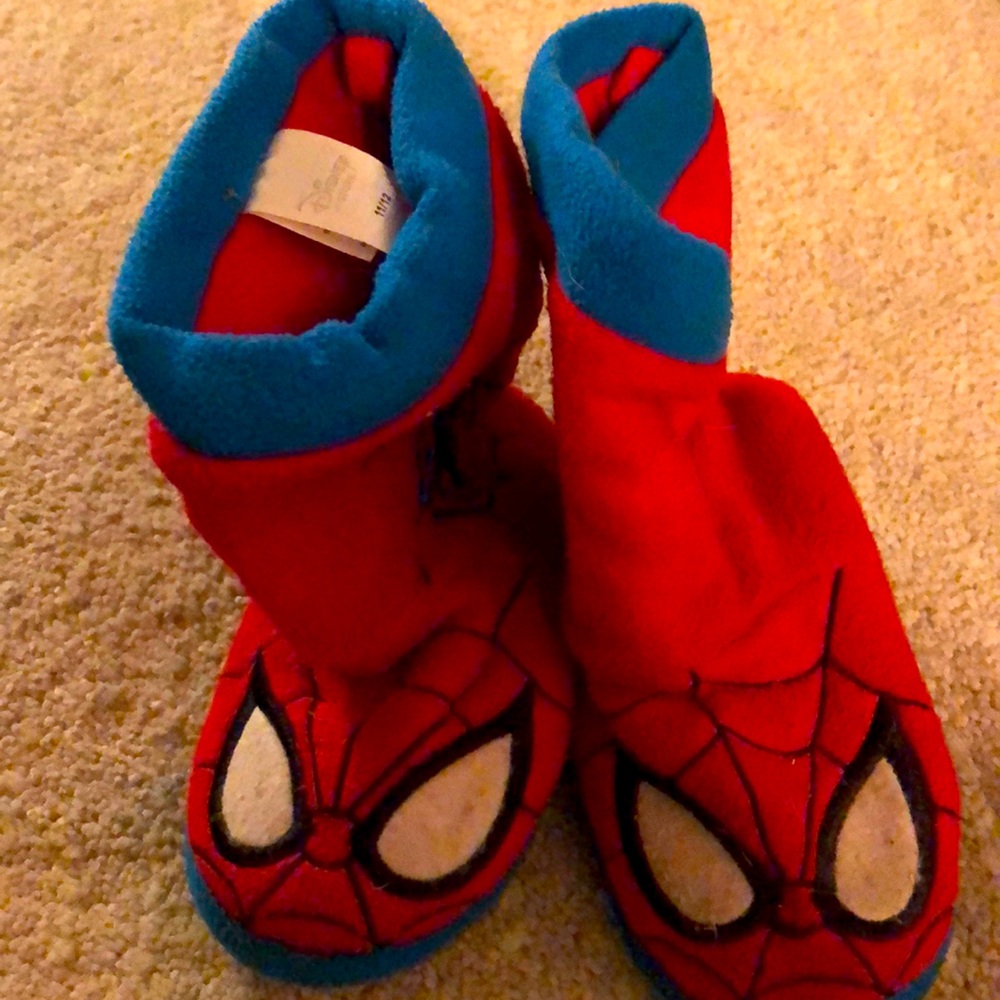 Spider-Man Indoor Slipper/Boots Size 11/12
